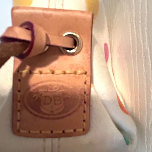 Dooney & Burke polka dot handbag - Picture 3 of 9